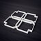 Ekena Millwork Extra Small Englewood Decorative Fretwork Wall Pnls in Architectural PVC, 7 3/8"W x 7 3/8"H x 3/8"T WALP08X08EWD - alternate 2